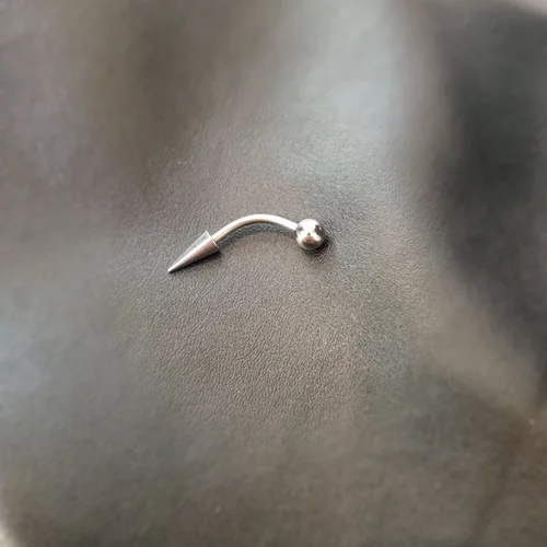 پیرسینگ ابرو مخروطی استیل کد 240240