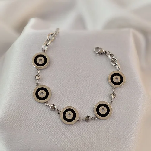 دستبند بولگاری نقره ای