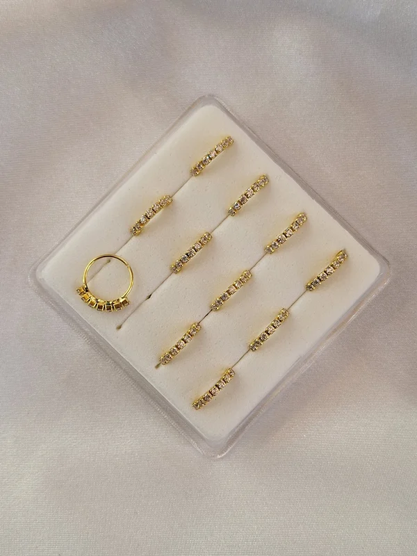 پیرسینگ حلقه ای بینی نگین دار نقره (ارسال رایگان) کد 240525