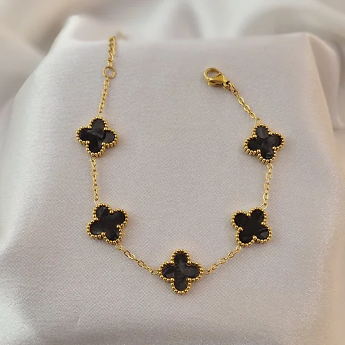 دستبند ونکلیف طلایی