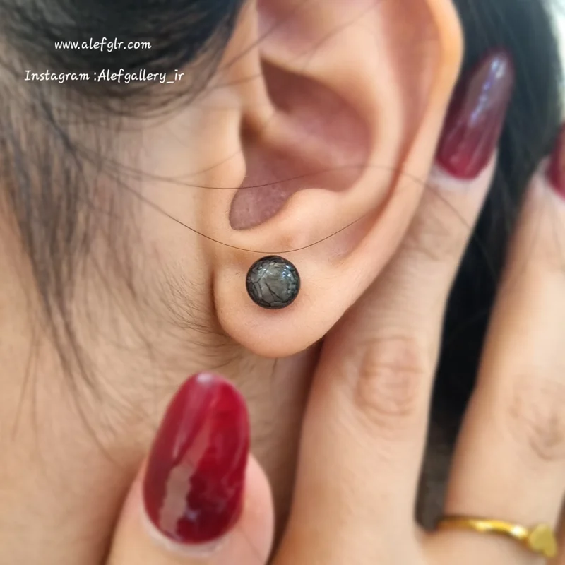 پرسینگ گوش سنگ رنگی کد 250068
