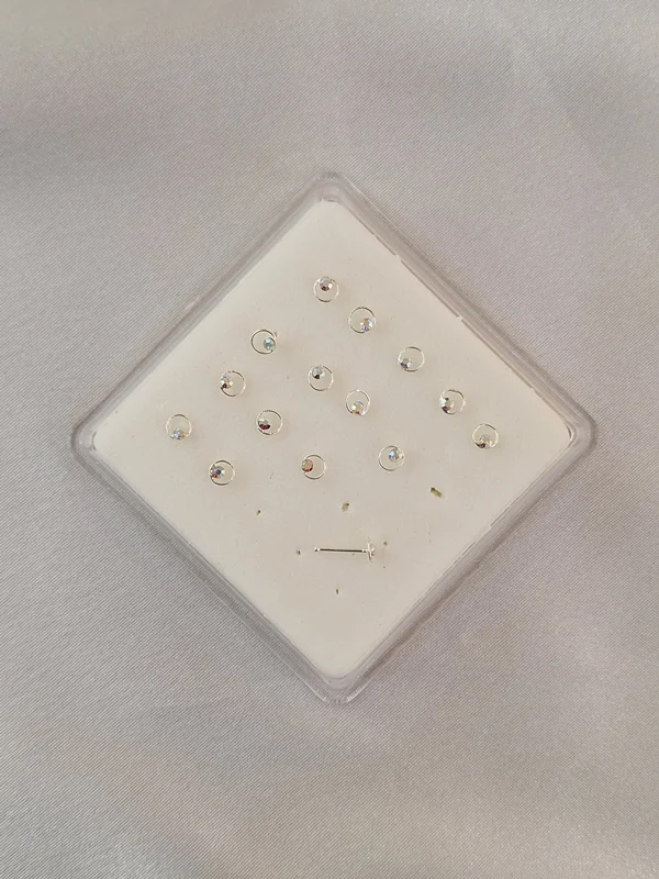 پیرسینگ بینی دایره نقره 240615