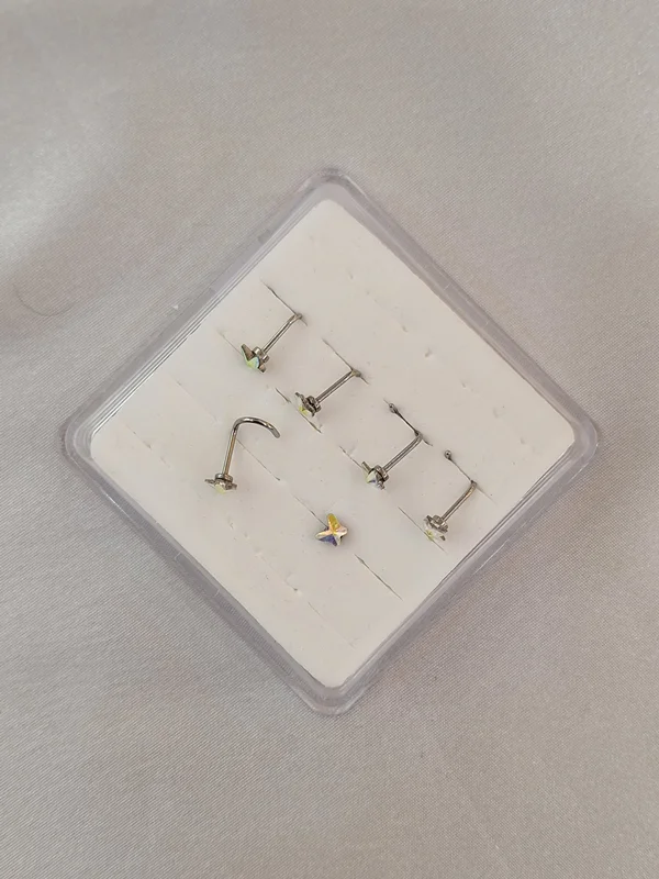 پیرسینگ بینی پایه اچ سی پروانه کد 240626