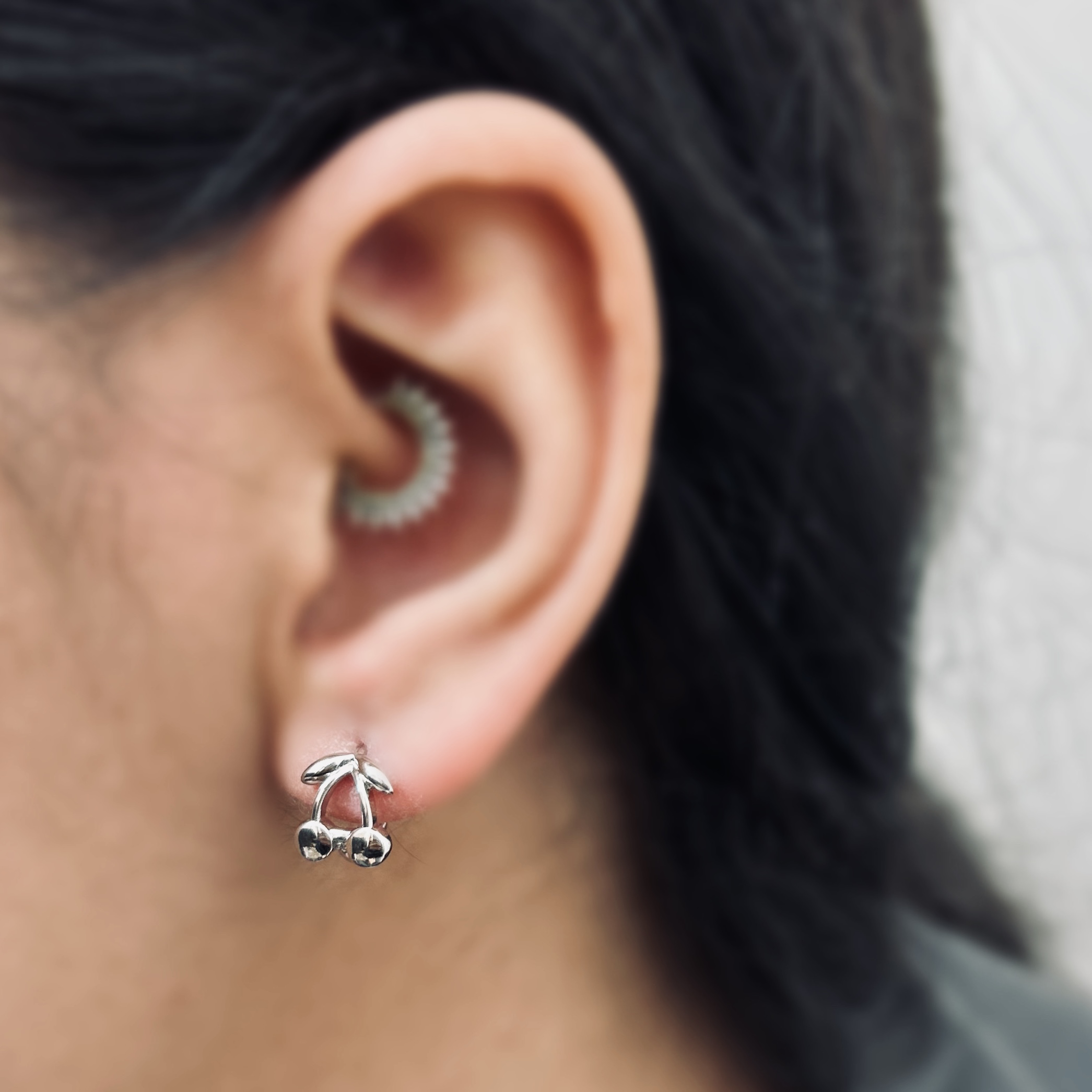 گوشوار حلقه ای گیلاس از برند ژوپینگ || خرید آنلاین