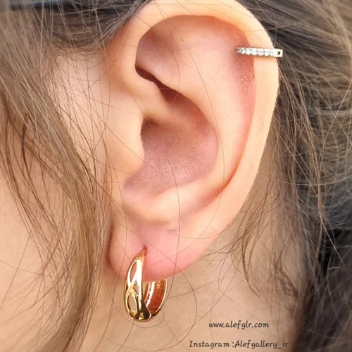 گوشوار حلقه ای برند ژوپینگ xuping کد 250035