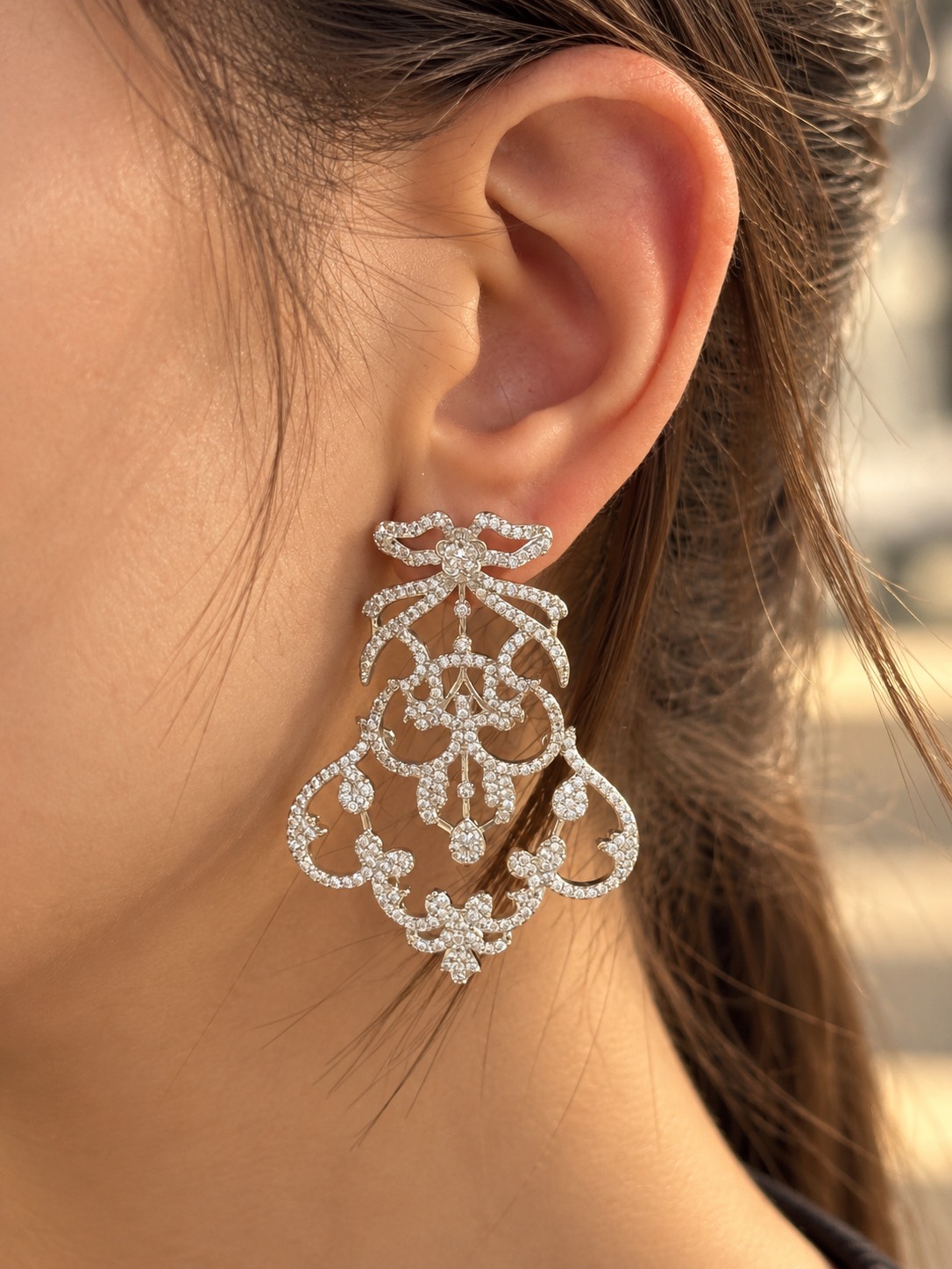 گوشواره جواهری